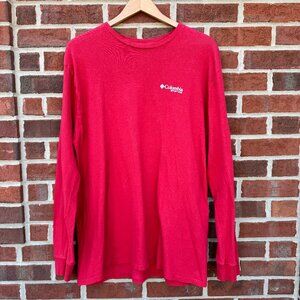 Columbia PFG Tshirt Mens XLarge Red